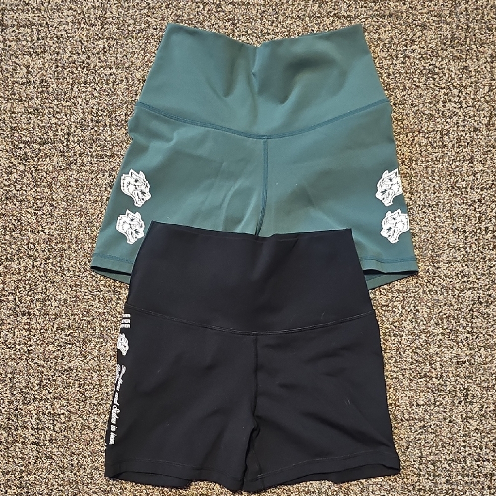 Darc Sport Women's Athletic Shorts - Black and Green